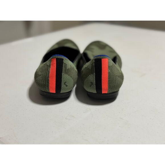 Rothy's The Loafer Olive Camo Camouflage Shoes Size 7 - Picture 2 of 8